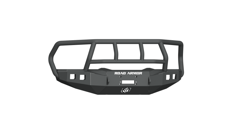 Ram Rebel 1500 Front Bumper - Road Armor - Stealth + Winch + Titan II Guard - Tex Blk - `15-`18